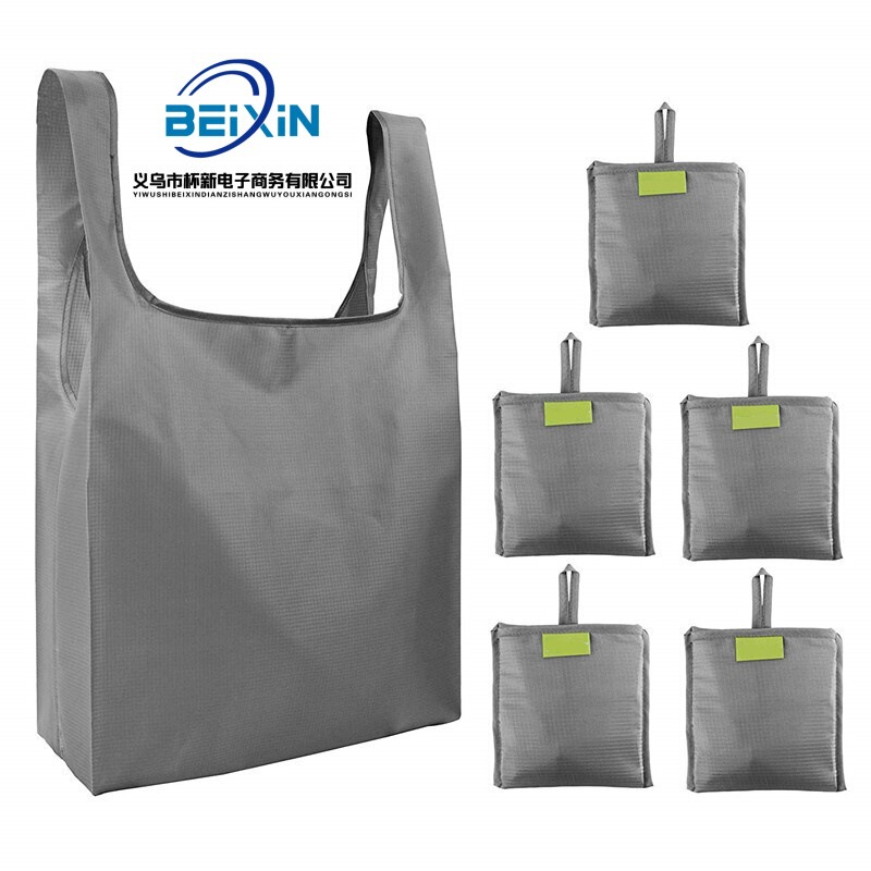 Large Foldable Portable Shopping Bag, Reusable Eco-Friendly Bag, Oxford Cloth Bag, Printable and Storageable