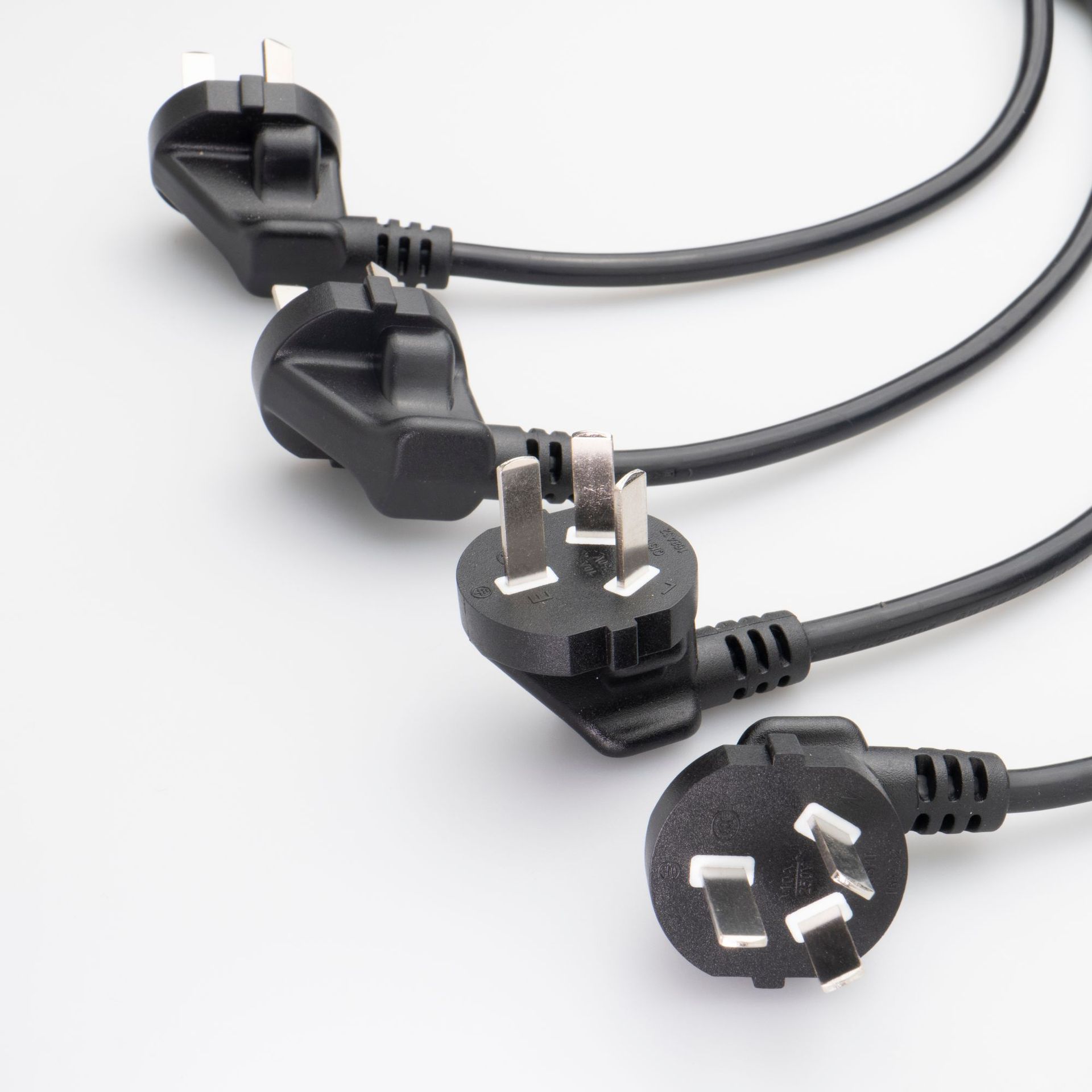 工厂直销中标三插品字尾AC电源线 国标三插二插电源线 品质保证