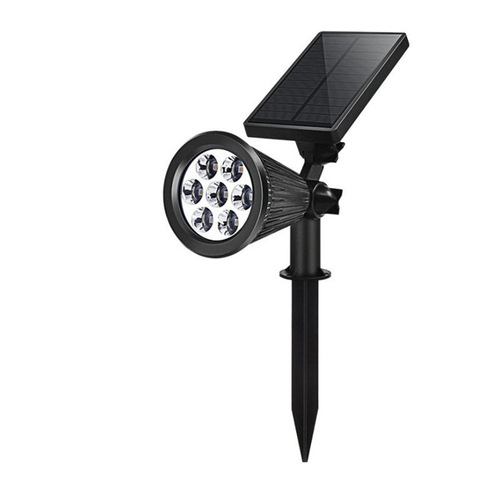 New outdoor solar garden lawn lamp, garden lighting wall lamp, park ground-plugged landscape projection spotlight