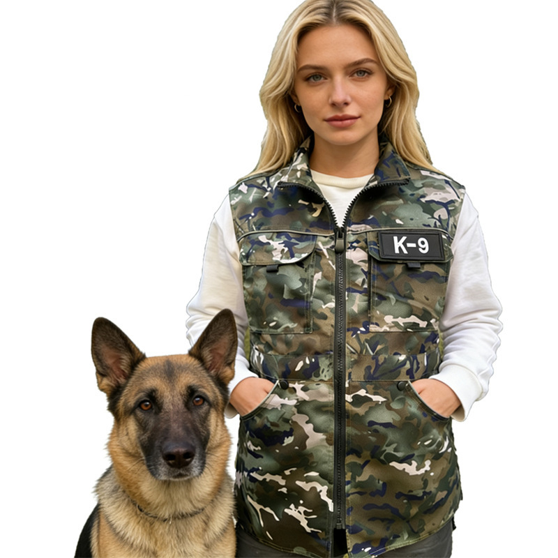 Cross-Border Dog Trainer Vest, Waterproof and Scratch-Resistant Work Dog Clothing, Multi-Pocket Training Gear, Training Aid Equipment, Training Supplies Cross-Border Dog Trainer Vest, Waterproof and Scratch-Resistant Work Dog Clothing, Multi-Pocket Training Gear, Training Aid Equipment, Training Supplies