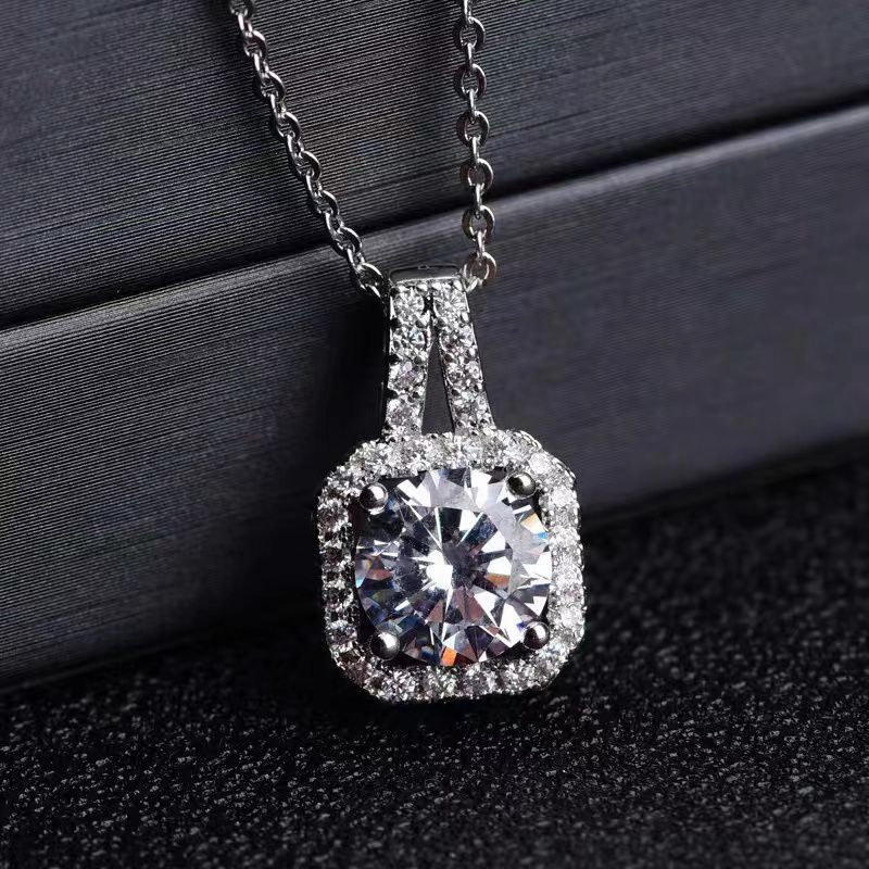 Cartoon Style Geometric Copper Zircon Pendant Necklace 1 Set