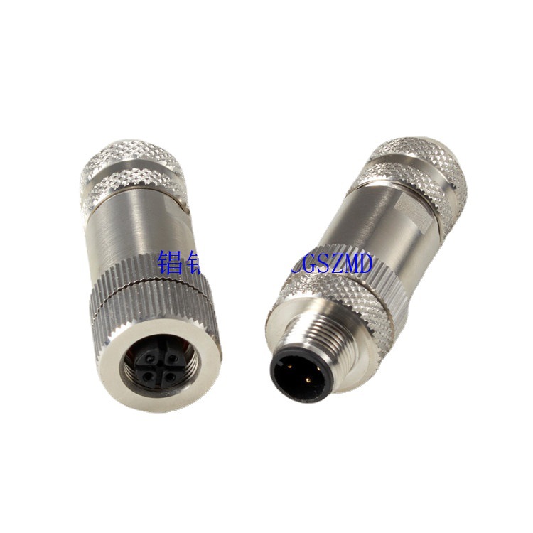 M11 M13-4о 5о 12PINͷM12 shield straight male plug
