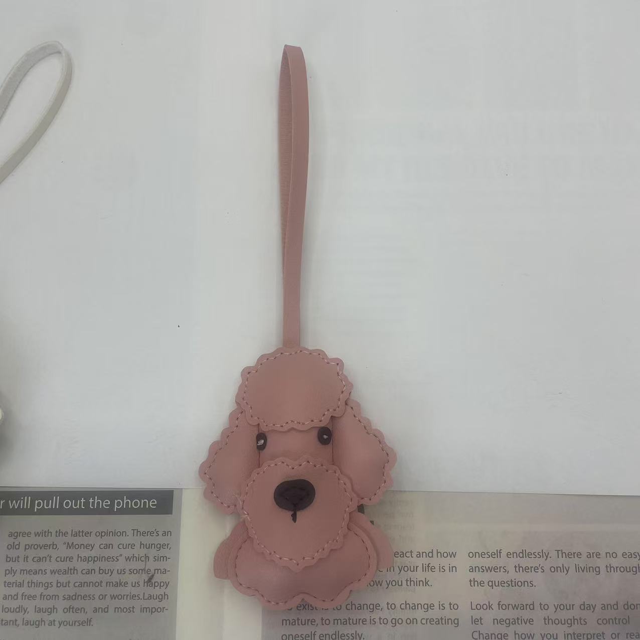 Colgante de Perro para Bolso de PU con Relleno de Algodón para Equipaje
