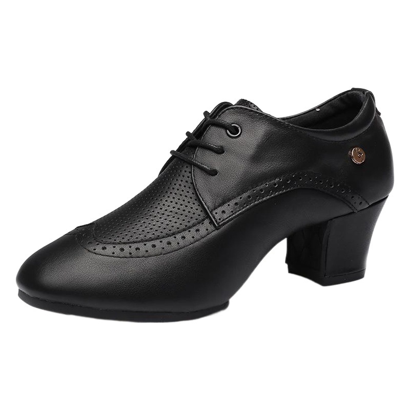 Dancer Teacher Latin Dance Shoes Outdoor Square Dance Shoes Two-Point Soft-Soled Figure Dance Shoes 112 Rubber Soles