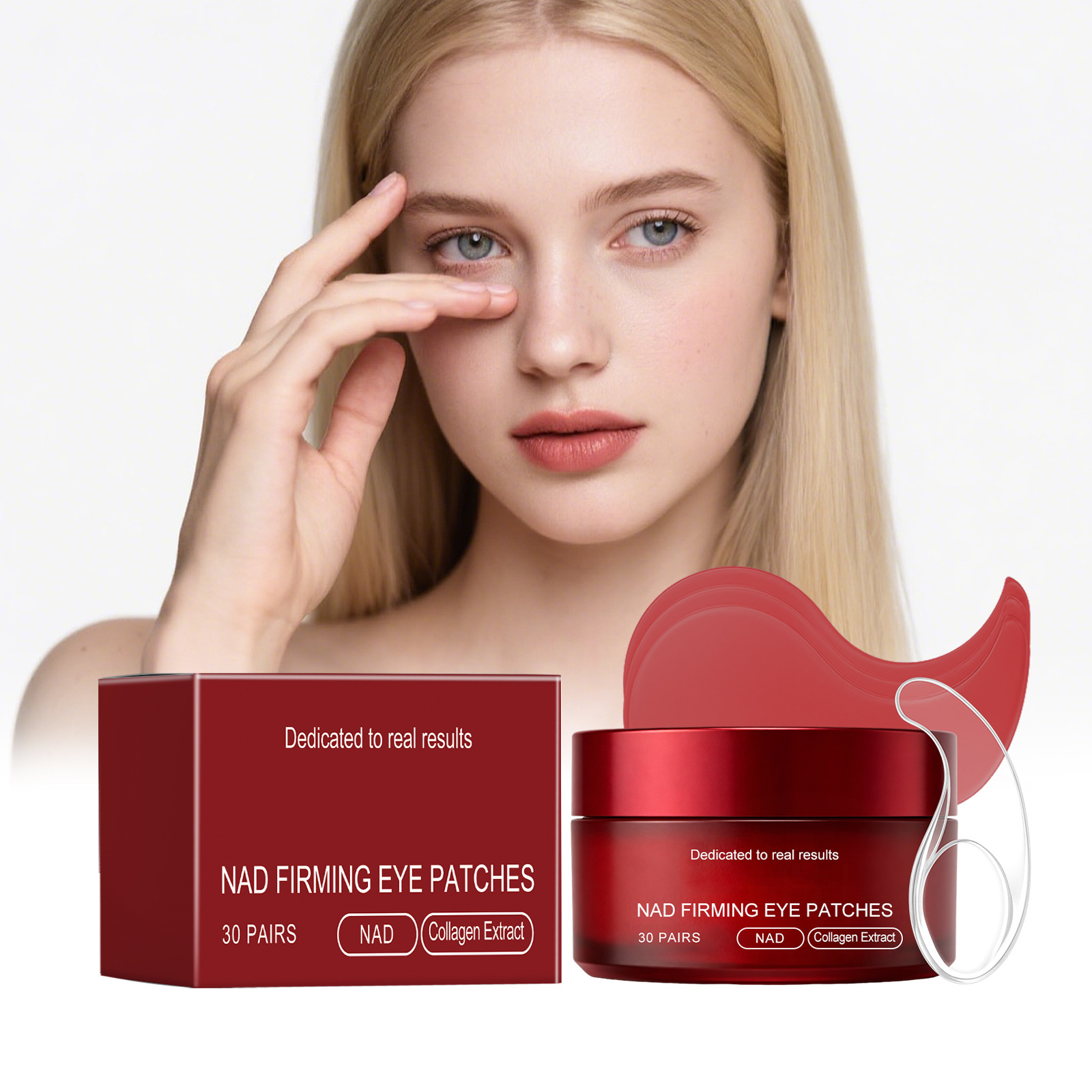 Nourishing Eye Mask for Daily Care, Massage, and Moisturizing of the Delicate Skin Around the Eyes, Gentle and Hydrating Eye Mask Patch