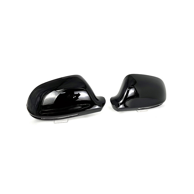 Foreign Trade Hot-Selling Suitable for Audi A4 B8 A5 A6 A3 A8 Q3 Carbon Fiber Pattern Bright Black Replacement Rearview Mirror Housing