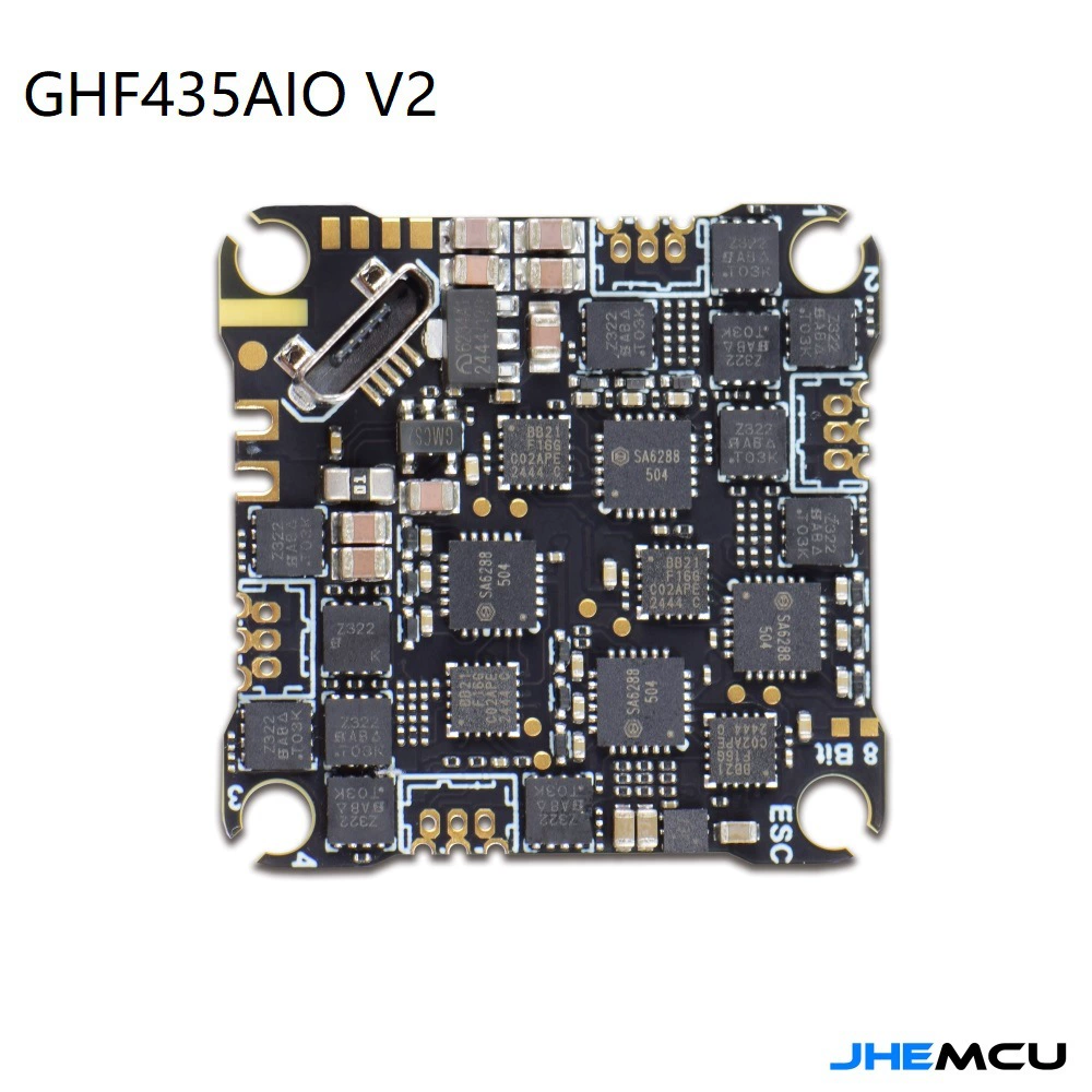 JHEMCU GHF435AIO 20A Пересечение машина F435 2-4S AIO полетный контроллер встроенный ELRS 2.4G