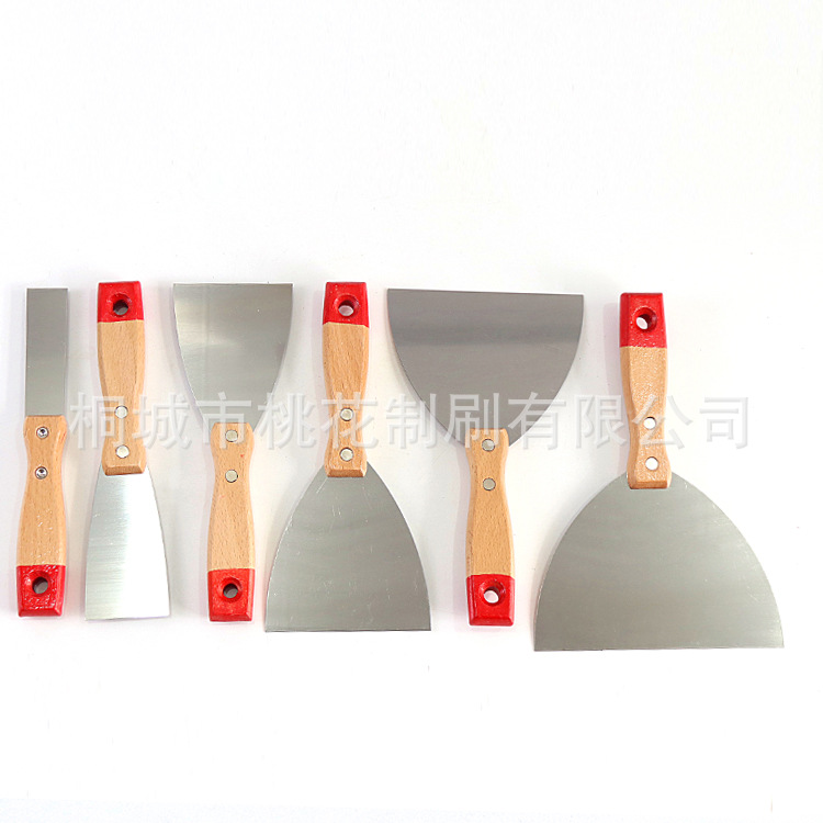 木柄油灰刀捷克刮刀  加厚刮灰刀 小铲子 源头工厂定制批发
