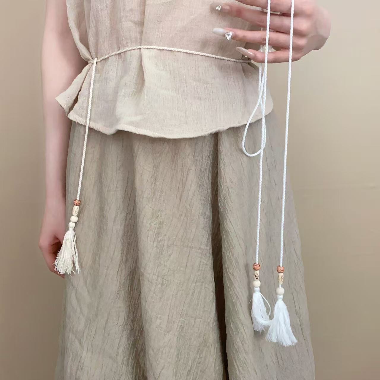 Cotton woven belt