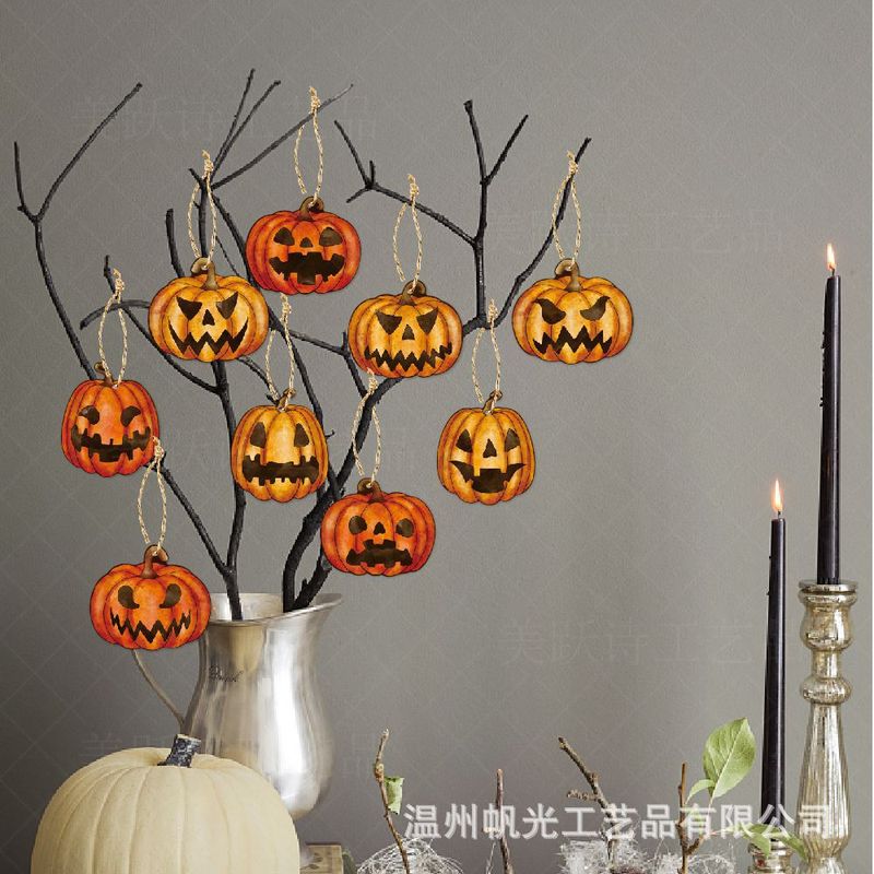 国境を越えて爆発したアマゾンハロウィーン装飾パンプキンストラップハロウィーンパーティーの雰囲気配置カボチャ吊り下げ|undefined