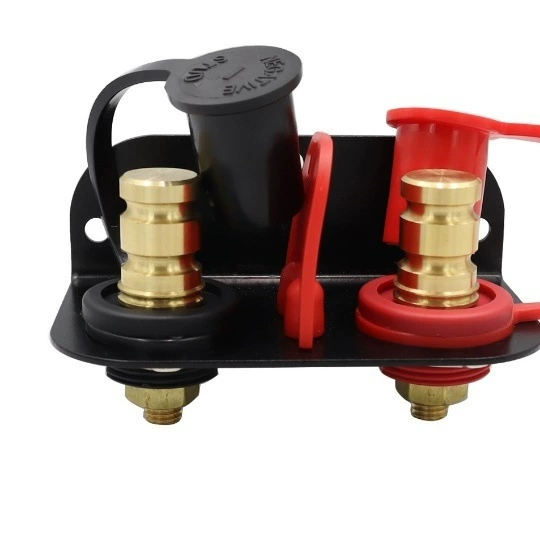 3/8 "клемма зарядки аккумулятора 250A красный и черный с оболочкой Колонка для зарядки аккумулятора автомобиля через клемму аккумуляторной батареи панели