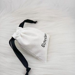 Casual and Stylish Canvas Folding Bag to Store Mobile Phone Chargers, Skin Care Products, Cosmetics, Selfie Sticks, Proofing Packaging