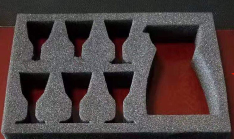 厂家供应黑色高密度海绵成型异形包装海绵/黑色高密度海绵