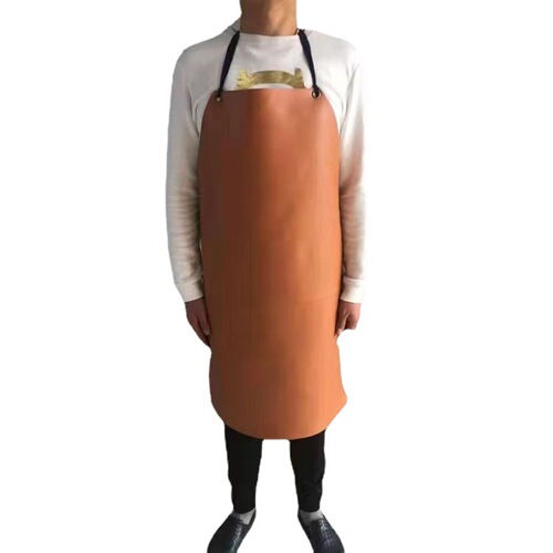 Pure sheepskin whole skin electric welding apron heat insulation waterproof anti-spark wear-resistant welder welding site protective work apron