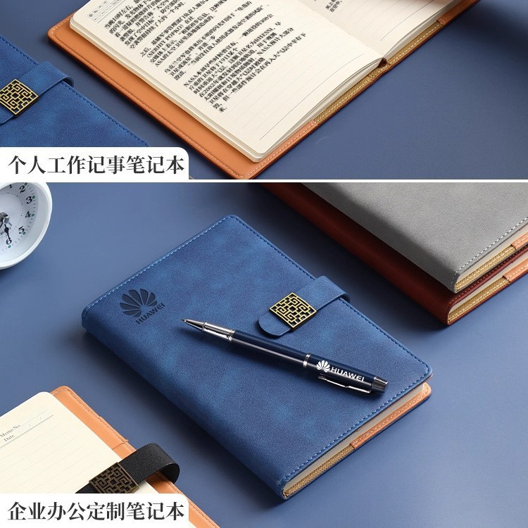 Cuaderno de notas de negocios A5 cuaderno de notas al por mayor grabación corporativa reunión anual regalos de estudiantes