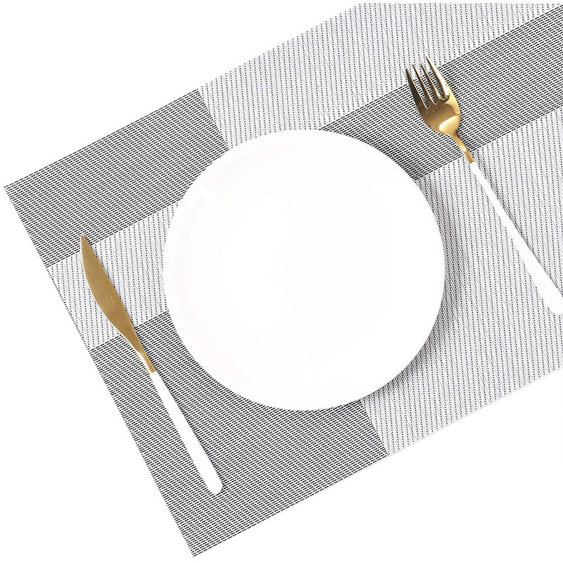 Estilo americano ligero de lujo PVC mantel occidental mantel antideslizante lavable Hotel decoración del hogar aislamiento estera montaña