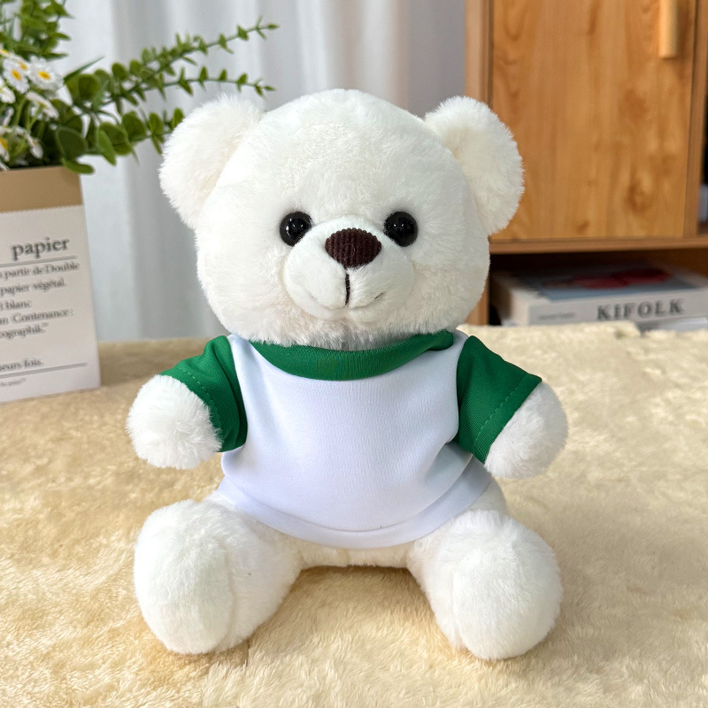 Suéter transfronterizo Teddy Bear muñecas muñecas juguetes de peluche actividad de publicidad LOGO impresión regalos de graduación escolar