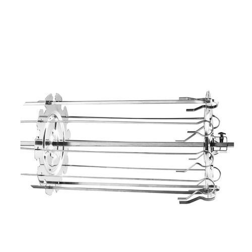 Stainless steel 304 rotating skewer oven accessories air fryer oven accessories barbecue skewers 8 needles