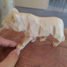 动物实木雕刻白胚粗胚不上色diy手作店工坊工作室体验馆半成品材