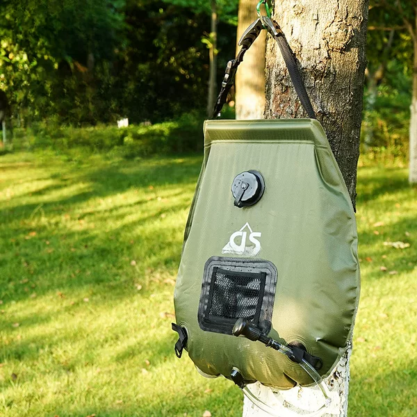 Outdoor bath bag self-driving camping solar hot water bag portable outdoor bath drying water bag 20L water storage bag
