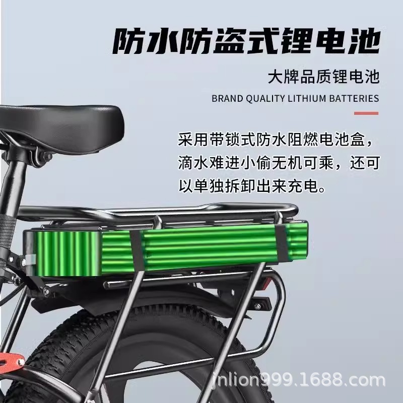 Phoenix bicicletas eléctricas asistidas plegables para adultos doble amortiguación eléctrica de montaña conductor vida útil vehículo eléctrico asistido de viaje