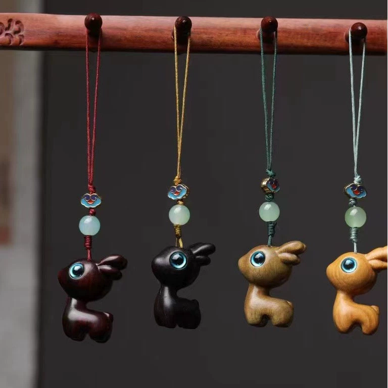 Мобильный телефон, подвеска, резная necklace из дерева сандал, маленькая сумка, брелок