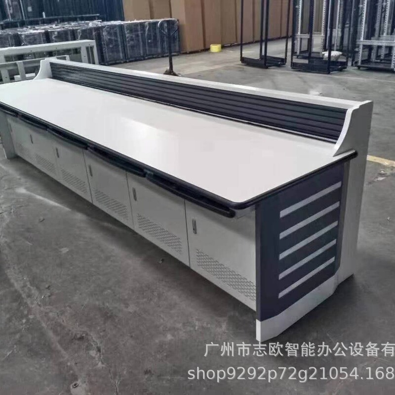 Customized Spliced Multi-Link Monitoring Table, Multi-Functional Lcd Screen, Hidden Dispatching Desk, Computer Room Weak Current Equipment