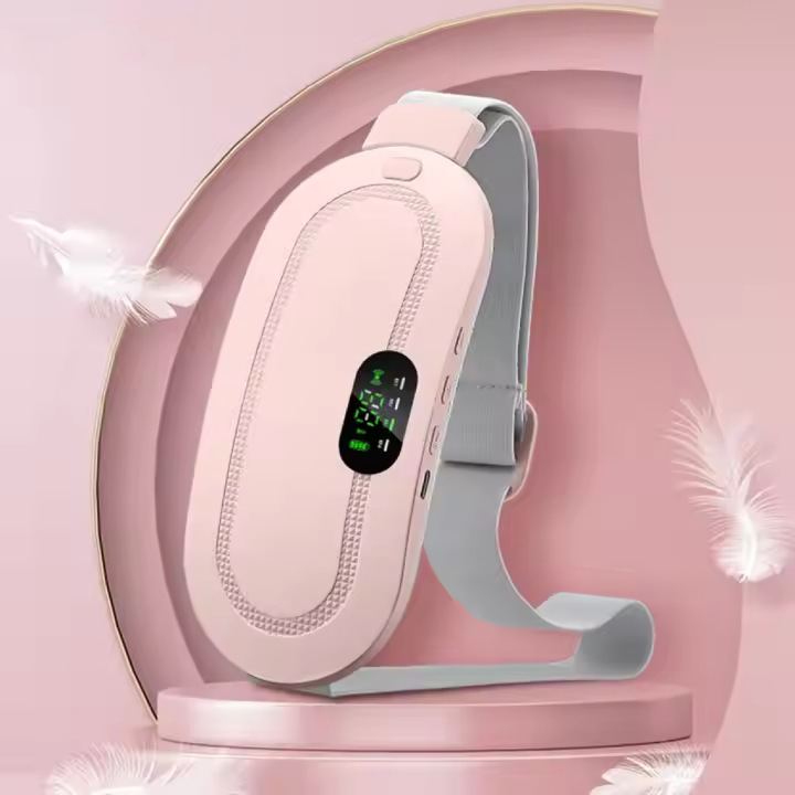 跨境暖宫腰带按摩热敷女生大姨妈暖肚子神器痛经缓解可震动暖宫宝|undefined