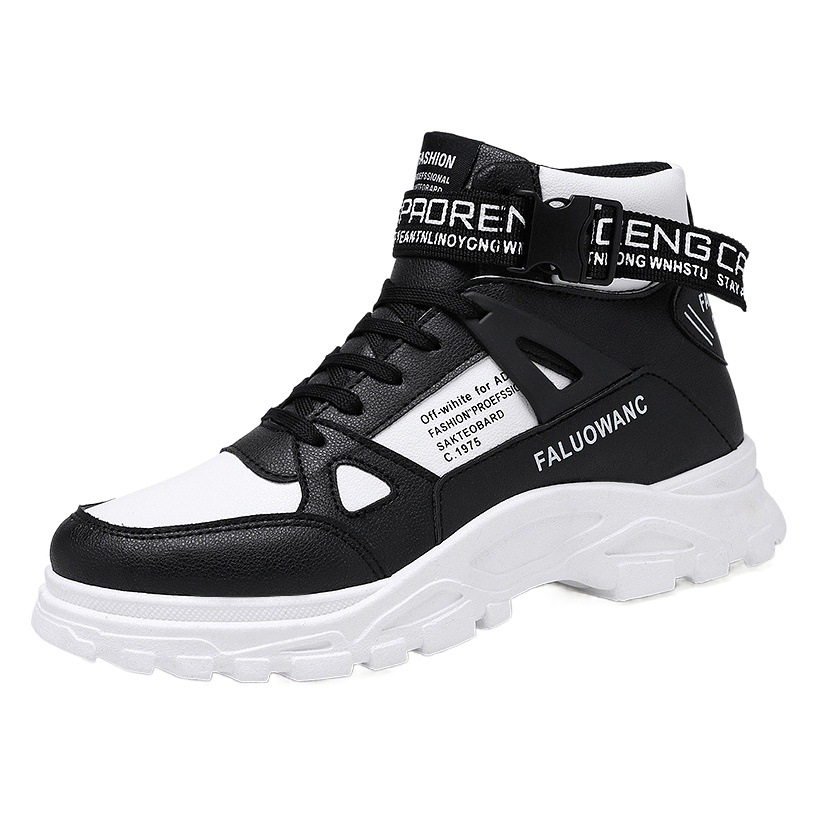 Botas Martin de gran tamaño para hombre, versátiles para otoño e invierno, con punta redonda, estilo moderno, botas militares para hombre, zapatos para hombre con aumento de altura.