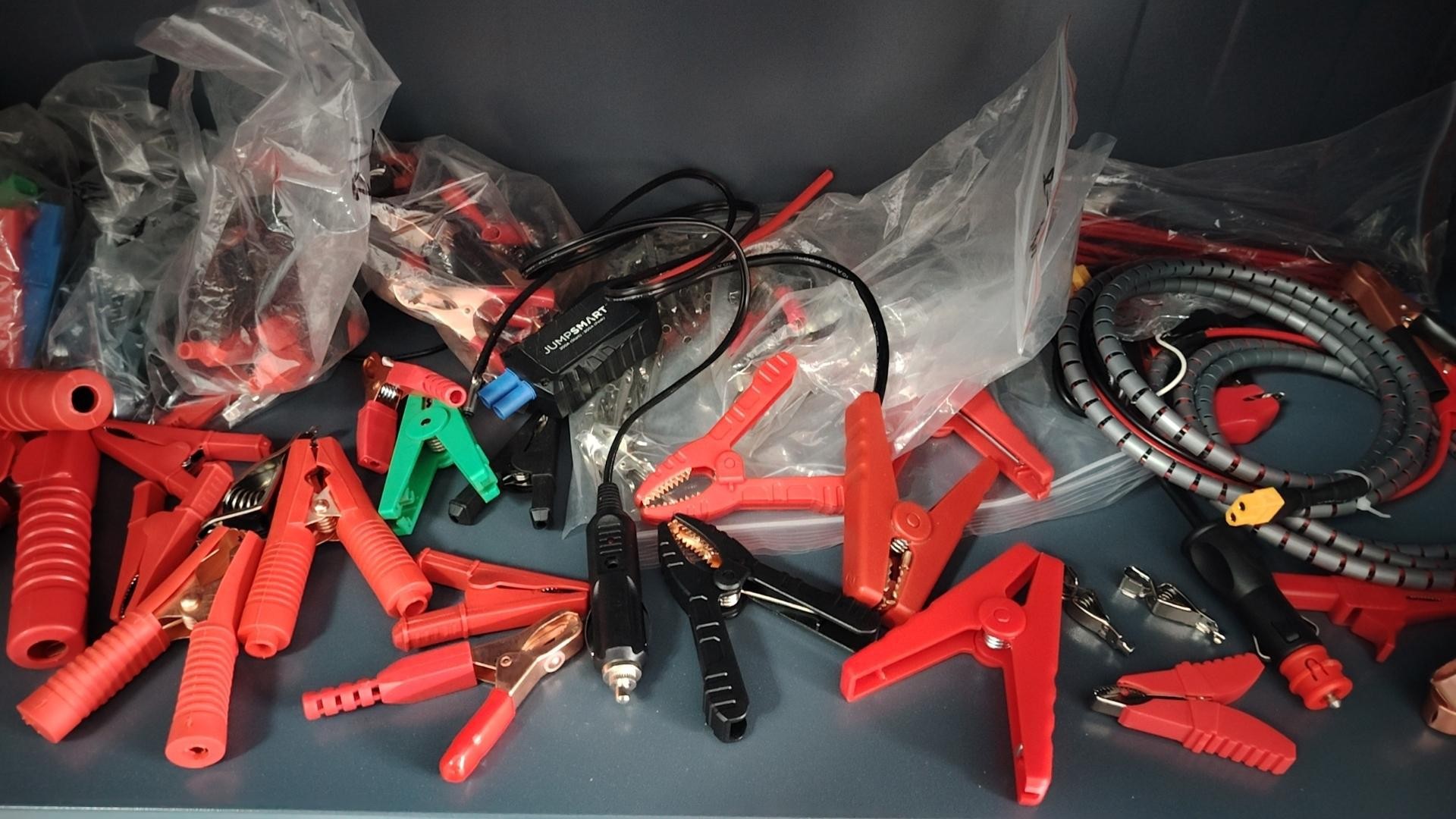 Car Battery Clamp Jumper Cable Pure Copper Charging Large Thickened Alligator Clip
