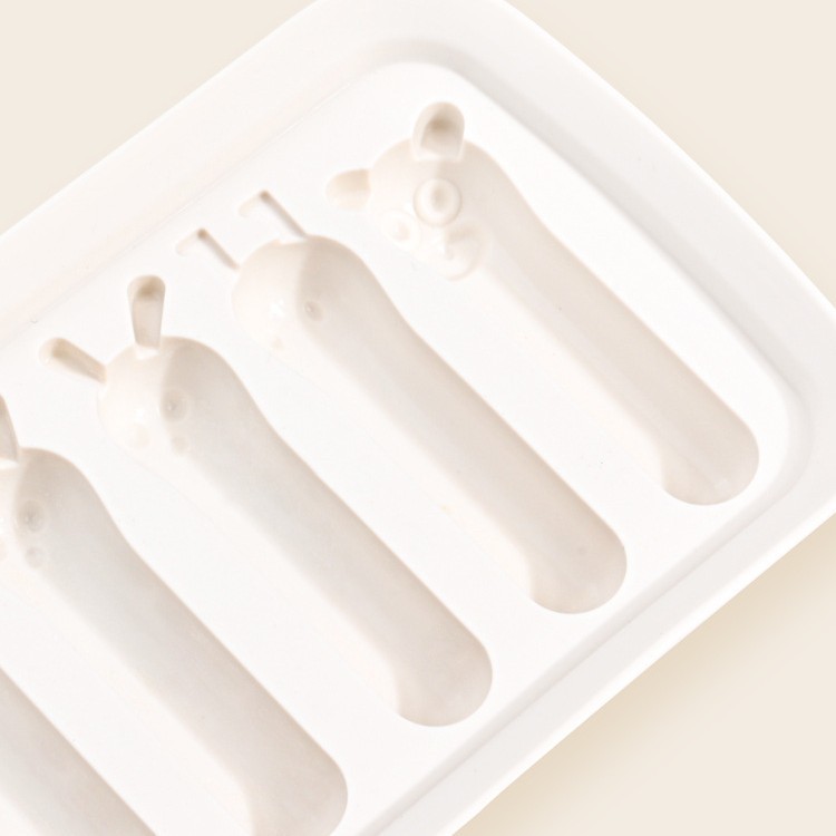 Alimentos suplementarios para bebés pastel al vapor molde de silicona para niños salchichas de dibujos animados pastel de arroz herramientas de salchichas al vapor resistentes a altas temperaturas Yangjiang