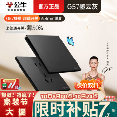 新製品 バタフライウイング 超薄型 G57 モークグレー 公式正規品 スイッチ・コンセントパネル 卸売 埋め込み式 5穴 USB