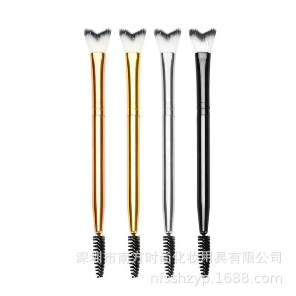 Double-Ended Eyelash Brush, False Eyelash Cleaning Brush, Eyelash Mousse Cleaning Brush, Eyelash Brush Direct from Manufacturer
