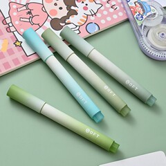 漸變色熒光筆高顏值彩色劃重點記號學生標記筆護眼色大容量熒光筆
