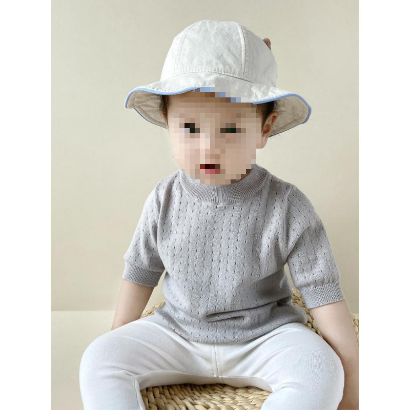 Summer children's light and thin knitted fashionable breathable…