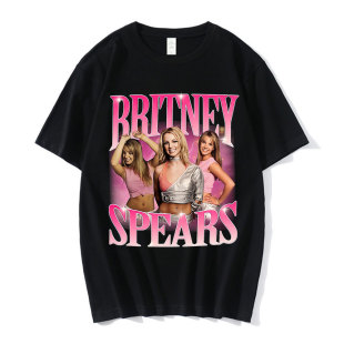 90s Singer Britney Spears Beautiful Photo Graphic Print T-sh