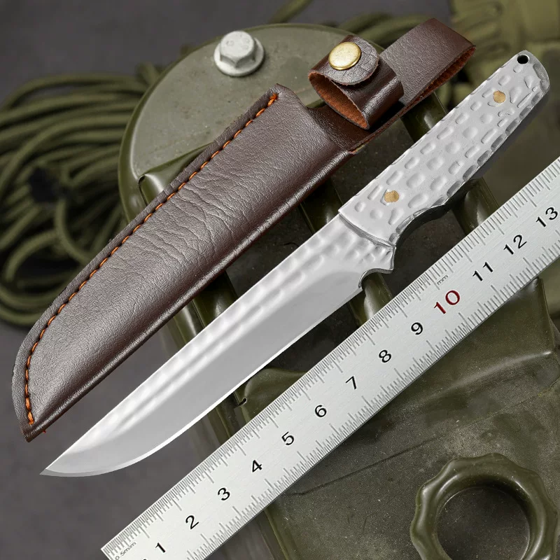 Производитель оптом outdoor ножи: высокая твердость, кованый утолщённый прямой нож, интегрированный килевой формовочный, кемпинг-нож, нож для фруктов, самозащита
