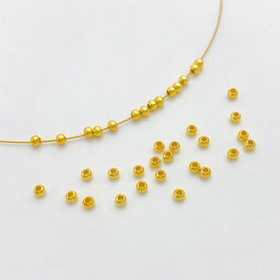 s925�y�24k��3mm�A�鴮�� С�����ֹ�DIY��ɫɢ��������