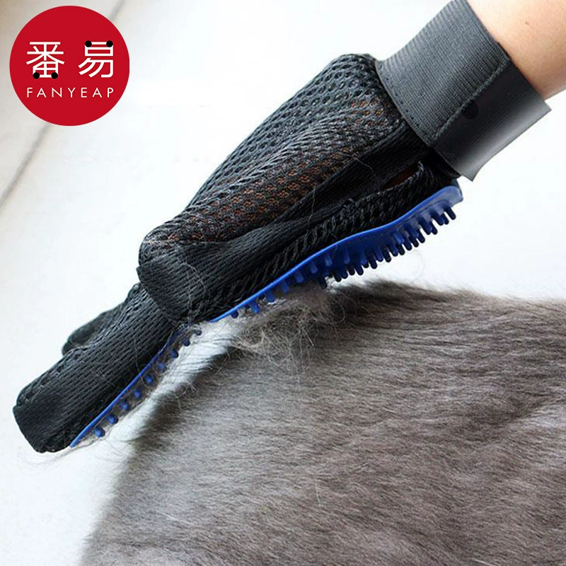 Бесплатная доставка/перчатки для груминга животных 10Y/перчатки для ухода за кошками AA1S55/щетка для груминга собак для удаления выпавшей шерсти
