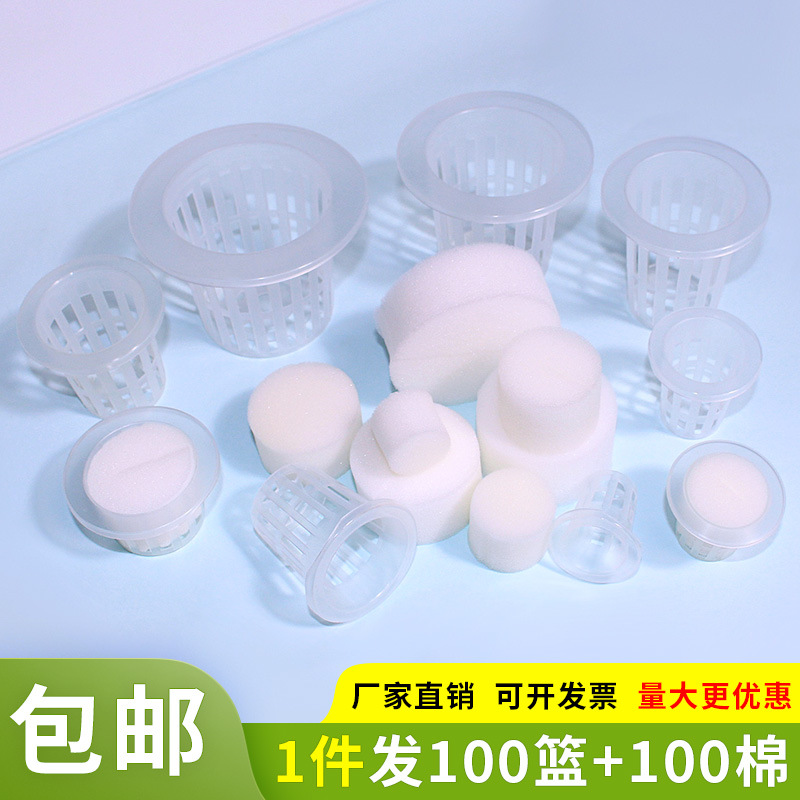 水培定植籃無土栽培定植蔬菜固根器植物定植杯水培蔬菜定植籃棉