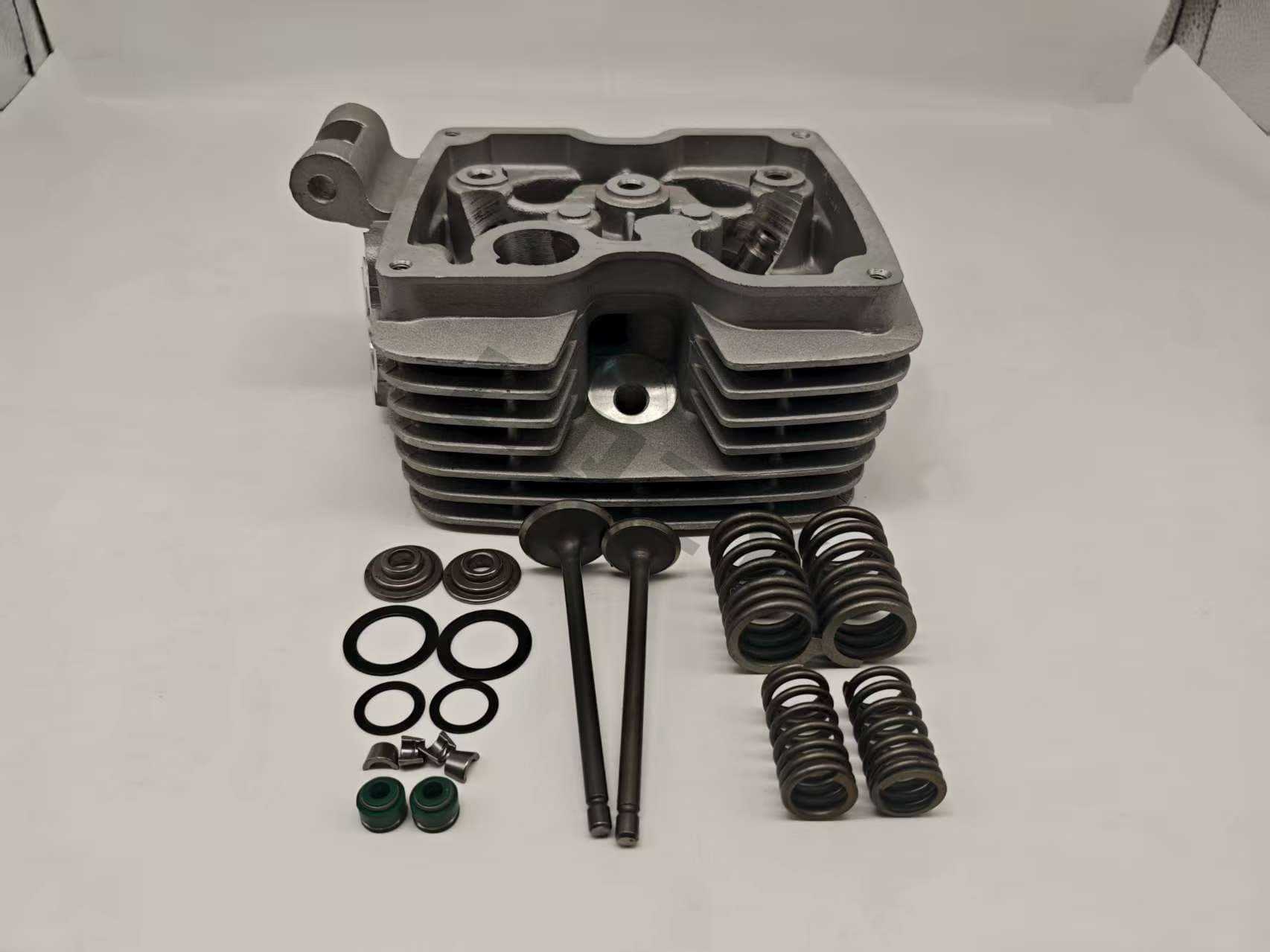 Motorcycle Parts Cylinder Head Assembly Cg125 Square Cylinder Head Square Cylinder Head Assembly Painted Cylinder Head