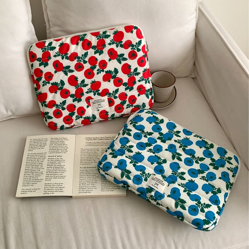 Korean Style Ins Style Inner Bag with High Appearance and Cute Little Tomatoes 16inch Laptop Bag 13.3inch Protective Cover