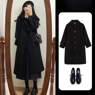 Women's Woolen Overcoat Slim Elegant Mid-length Autumn Winter_voghion.com
