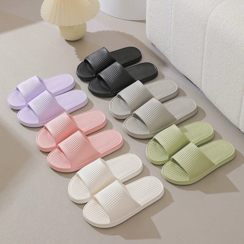 Summer non-slip slippers for bath, for beloved