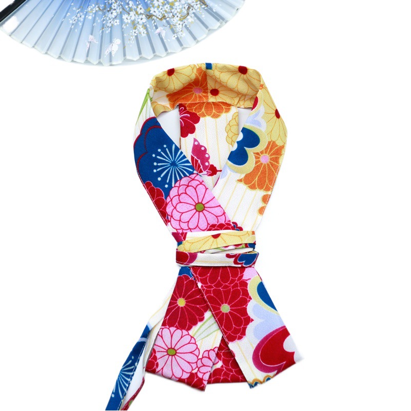 En stock kimono collar forro collar kimono accesorios en forma de arco Radian Tipo de collar es bueno