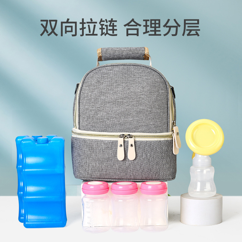Fábrica directa transfronteriza explosión bolsa de leche doble bolsa de leche materna bolsa de almacenamiento de leche bolsa de hielo bolsa de preservación de calor bolsa de moda