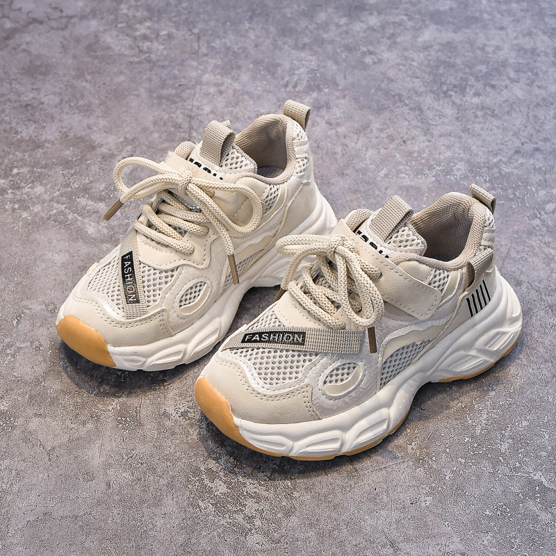 Lightweight non-slip children's casual footwear for boys with velcro