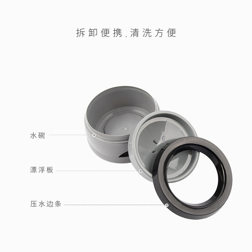 Meianju pet drinking bowl travel car bowl non-slip anti-splash non-wet mouth anti-spill dog bowl cat bowl