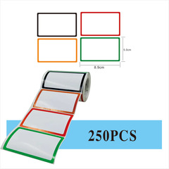 Colorful Name Sticker Storage Classification Label Self-Adhesive Stationery Sticker