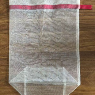 Factory direct square bottom organza wine bottle bag drawstring bag wine bottle packaging bag gift packaging